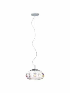 Westwing Collection Pendelleuchte Amora aus irisierendem Glas, Ø 35 x H 20 cm -Leuchten Verkaufsladen Pendelleuchte Amora aus irisierendem Glas 3