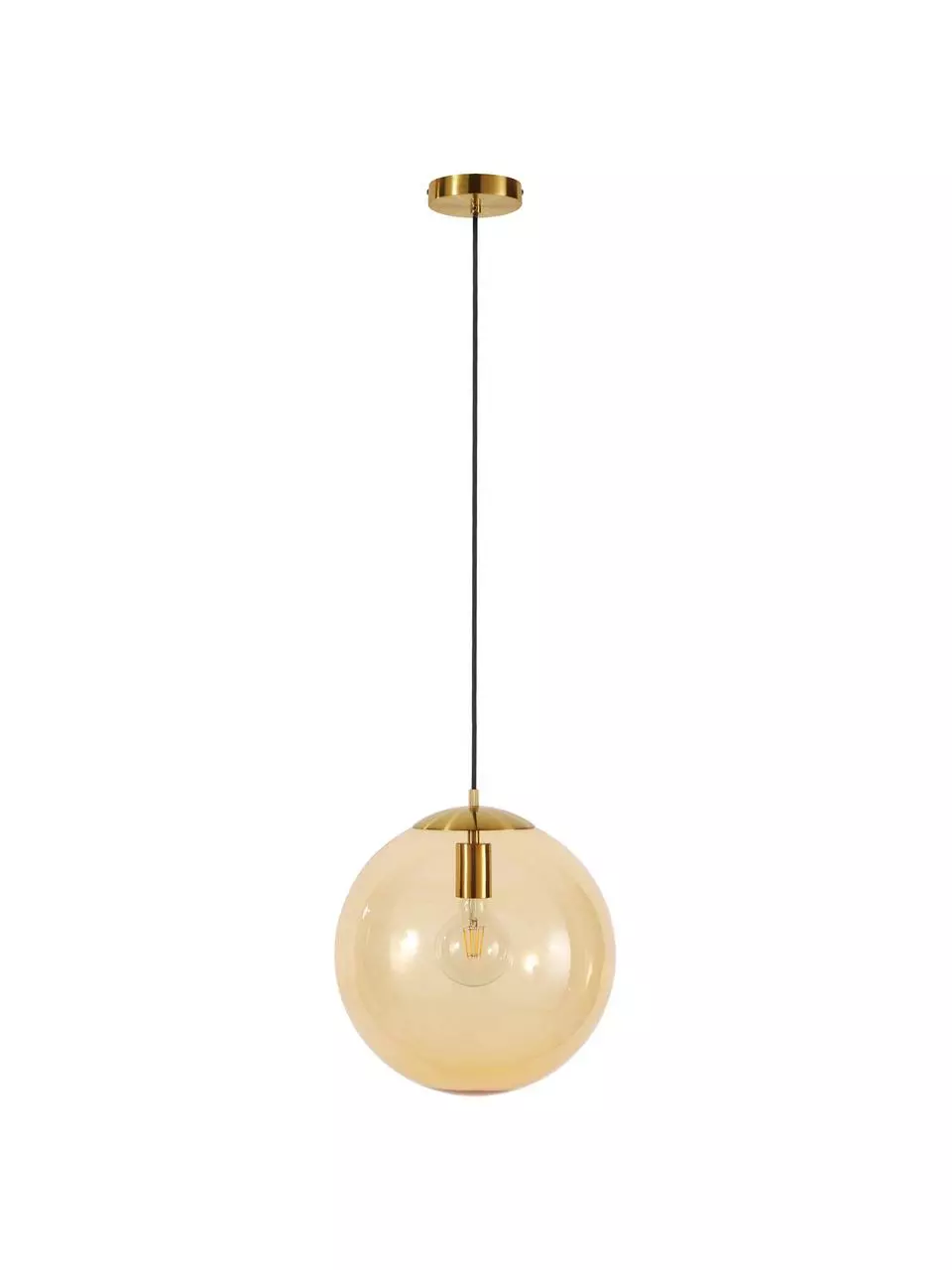 Westwing Collection Pendelleuchte Bao aus Glas, Ø 35 cm 6 Westwing Collection Pendelleuchte Bao aus Glas, Ø 35 cm – Bild 4