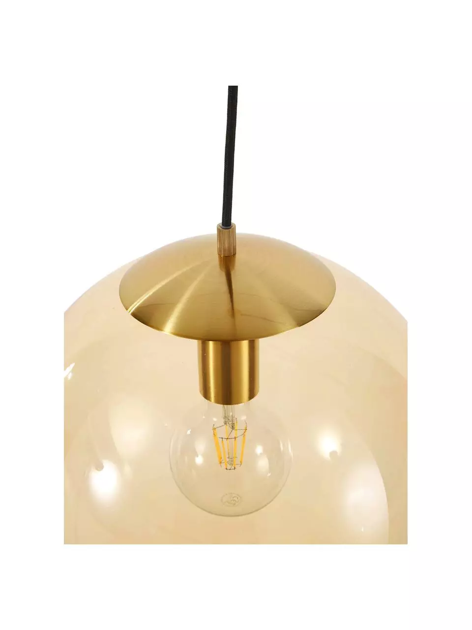 Westwing Collection Pendelleuchte Bao aus Glas, Ø 35 cm 7 Westwing Collection Pendelleuchte Bao aus Glas, Ø 35 cm – Bild 5