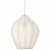 Westwing Collection Pendelleuchte Beau aus Netzstoff in Cremefarben, Ø 40 x H 40 cm -Leuchten Verkaufsladen Pendelleuchte Beau aus Netzstoff in Cremefarben