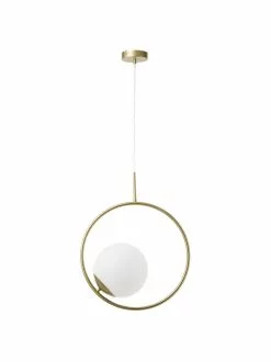 Westwing Collection Pendelleuchte Chloe aus Opalglas, B 40 x H 51 cm -Leuchten Verkaufsladen Pendelleuchte Chloe aus Opalglas 4