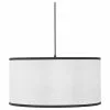 Westwing Collection Pendelleuchte Claudette mit Leinenschirm, Ø 50 x H 25 cm -Leuchten Verkaufsladen Pendelleuchte Claudette mit Leinenschirm