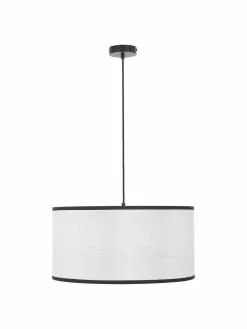 Westwing Collection Pendelleuchte Claudette mit Leinenschirm, Ø 50 x H 25 cm -Leuchten Verkaufsladen Pendelleuchte Claudette mit Leinenschirm 3