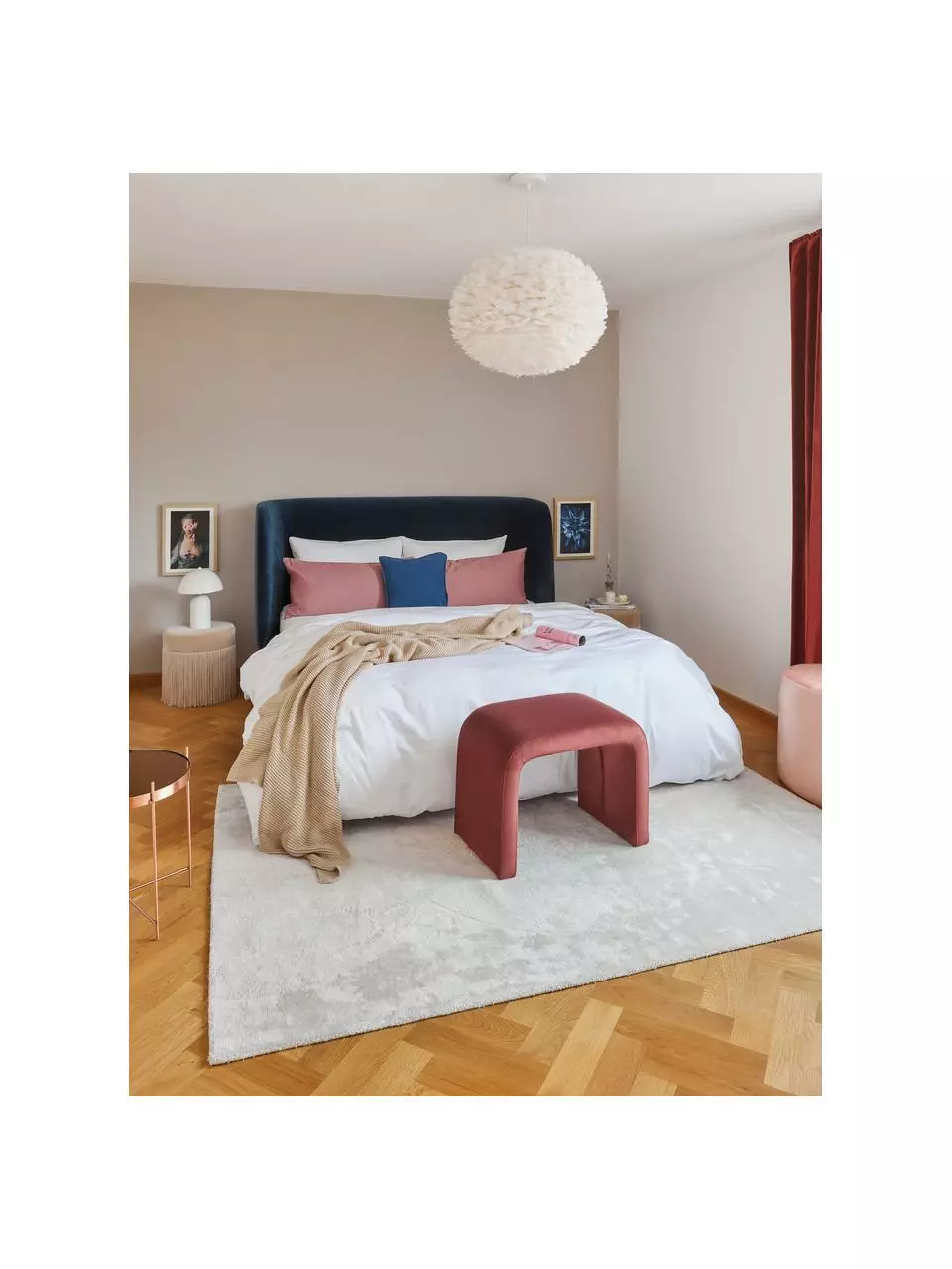 Umage Pendelleuchte Eos aus Federn, Ø 65 x H 40 cm 5 Umage Pendelleuchte Eos aus Federn, Ø 65 x H 40 cm – Bild 3