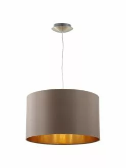 Pendelleuchte Jamie mit Gold-Dekor, Ø 38 x H 23 cm -Leuchten Verkaufsladen Pendelleuchte Jamie mit Gold Dekor 16