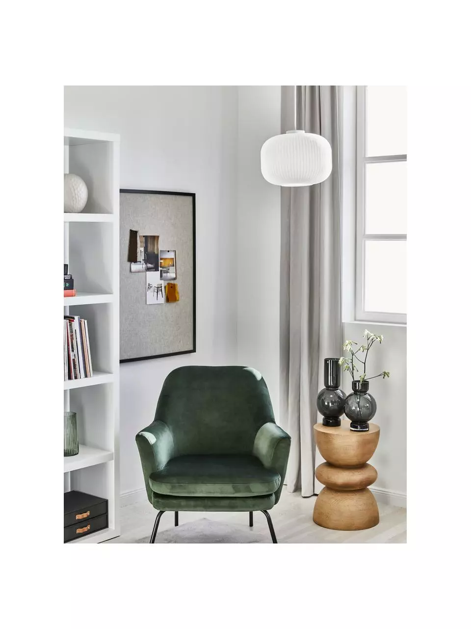 Nordlux Pendelleuchte Milford aus Opalglas, Ø 30 x H 28 cm 5 Nordlux Pendelleuchte Milford aus Opalglas, Ø 30 x H 28 cm – Bild 3