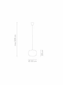 Nordlux Pendelleuchte Milford aus Opalglas, Ø 30 x H 28 cm 11 Nordlux Pendelleuchte Milford aus Opalglas, Ø 30 x H 28 cm -Leuchten Verkaufsladen Pendelleuchte Milford aus Opalglas 3