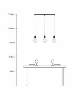 Marksl&ouml;jd Pendelleuchte Sky in Schwarz, B 75 x H 160 cmNur noch 1 Artikel verfügbar -Leuchten Verkaufsladen Pendelleuchte Sky in Schwarz 3