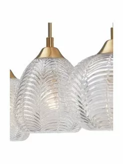 Pendelleuchte Vario aus satiniertem Glas, B 76 x H 24 cm -Leuchten Verkaufsladen Pendelleuchte Vario aus satiniertem Glas 3