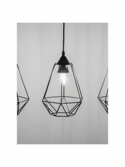 Westwing Collection Pendelleuchte Wire im Industrial-Style, B 75 x H 25 cm -Leuchten Verkaufsladen Pendelleuchte Wire im Industrial Style 5