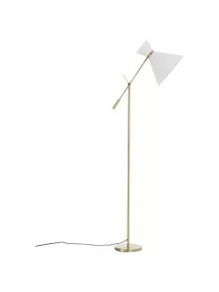 Westwing Collection Retro-Leselampe Audrey mit XXL Stoffschirm, B 79 x H 176 cm -Leuchten Verkaufsladen Retro Leselampe Audrey mit XXL Stoffschirm 5