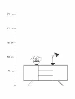 Westwing Collection Schreibtischlampe Ethan im Industrial-Style, Ø 15 x H 43 cm -Leuchten Verkaufsladen Schreibtischlampe Ethan im Industrial Style 2