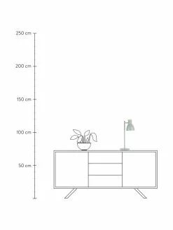 Schreibtischlampe Venea mit Holz-Dekor, Ø 15 x H 47 cmNur noch 1 Artikel verfügbar -Leuchten Verkaufsladen Schreibtischlampe Venea mit Holz Dekor 2