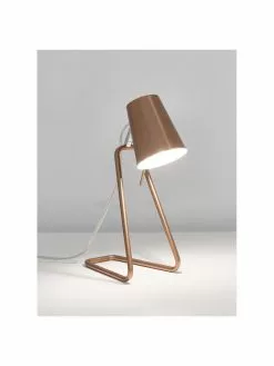 Schreibtischlampe Zet in Kupfer, B 16 x H 35 cm -Leuchten Verkaufsladen Schreibtischlampe Zet in Kupfer 3