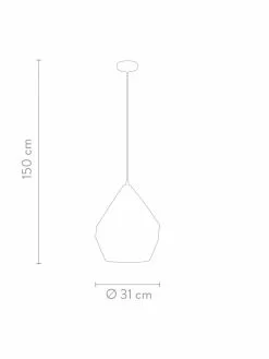 Skandi-Pendelleuchte Carlton, Ø 31 x H 40 cm -Leuchten Verkaufsladen Skandi Pendelleuchte Carlton 7