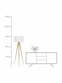 Westwing Collection Skandi-Tripod Stehlampe Jake, ∅ 50 x H 154 cm -Leuchten Verkaufsladen Skandi Tripod Stehlampe Jake 3