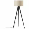 Westwing Collection Skandi-Tripod Stehlampe Jake aus Massivholz, Ø 60 cm, H 150 cm