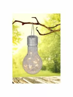 Solar H&auml;ngelampe Martin, 3 St&uuml;ck, Ø 10 x H 20 cm -Leuchten Verkaufsladen Solar Hangelampe Martin 3 Stuck 2