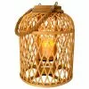 Solar LED-Kerze Korab mit Bambuskorb, Ø 23 cm, H 29 cm 1 Solar LED-Kerze Korab mit Bambuskorb, Ø 23 cm, H 29 cm -Leuchten Verkaufsladen Solar LED Kerze Korab mit Bambuskorb