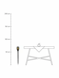Solar Wegeleuchte Maity Sun mit Flammeffekt, 2 St&uuml;ck, Ø 9 x H 70 cm -Leuchten Verkaufsladen Solar Wegeleuchte Maity Sun mit Flammeffekt 2 Stuck 2