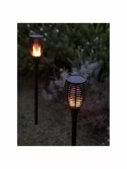 Solar Wegeleuchte Maity Sun mit Flammeffekt, 2 St&uuml;ck, Ø 9 x H 70 cm -Leuchten Verkaufsladen Solar Wegeleuchte Maity Sun mit Flammeffekt 2 Stuck 3