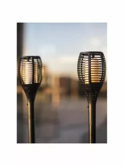Solar Wegeleuchte Maity Sun mit Flammeffekt, 2 St&uuml;ck, Ø 9 x H 70 cm -Leuchten Verkaufsladen Solar Wegeleuchte Maity Sun mit Flammeffekt 2 Stuck 4