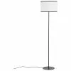 Westwing Collection Stehlampe Claudette mit Leinenschirm, Ø 40 x H 165 cm