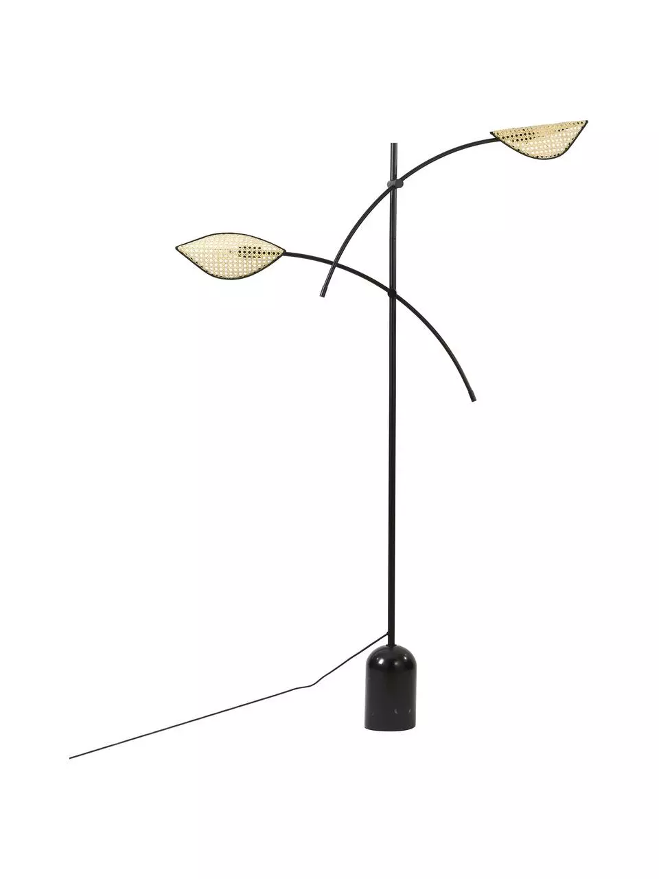 Westwing Collection Stehlampe Freja aus Wiener Geflecht, B 100 x H 160 cm 3 Westwing Collection Stehlampe Freja aus Wiener Geflecht, B 100 x H 160 cm