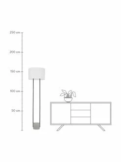 Westwing Collection Stehlampe Pipero mit Betonfuß, Ø 45 x H 161 cm 11 Westwing Collection Stehlampe Pipero mit Betonfuß, Ø 45 x H 161 cm -Leuchten Verkaufsladen Stehlampe Pipero mit Betonfuss 3
