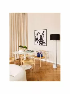 Westwing Collection Stehlampe Pipero mit Betonfu&szlig;, Ø 45 x H 161 cm -Leuchten Verkaufsladen Stehlampe Pipero mit Betonfuss 8