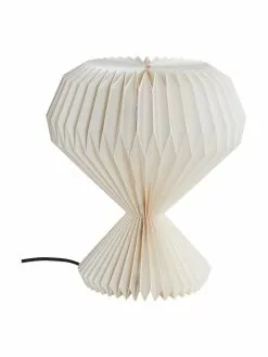Jotex Tischlampe Calista aus gefaltetem Papier, Ø 35 x H 30 cm