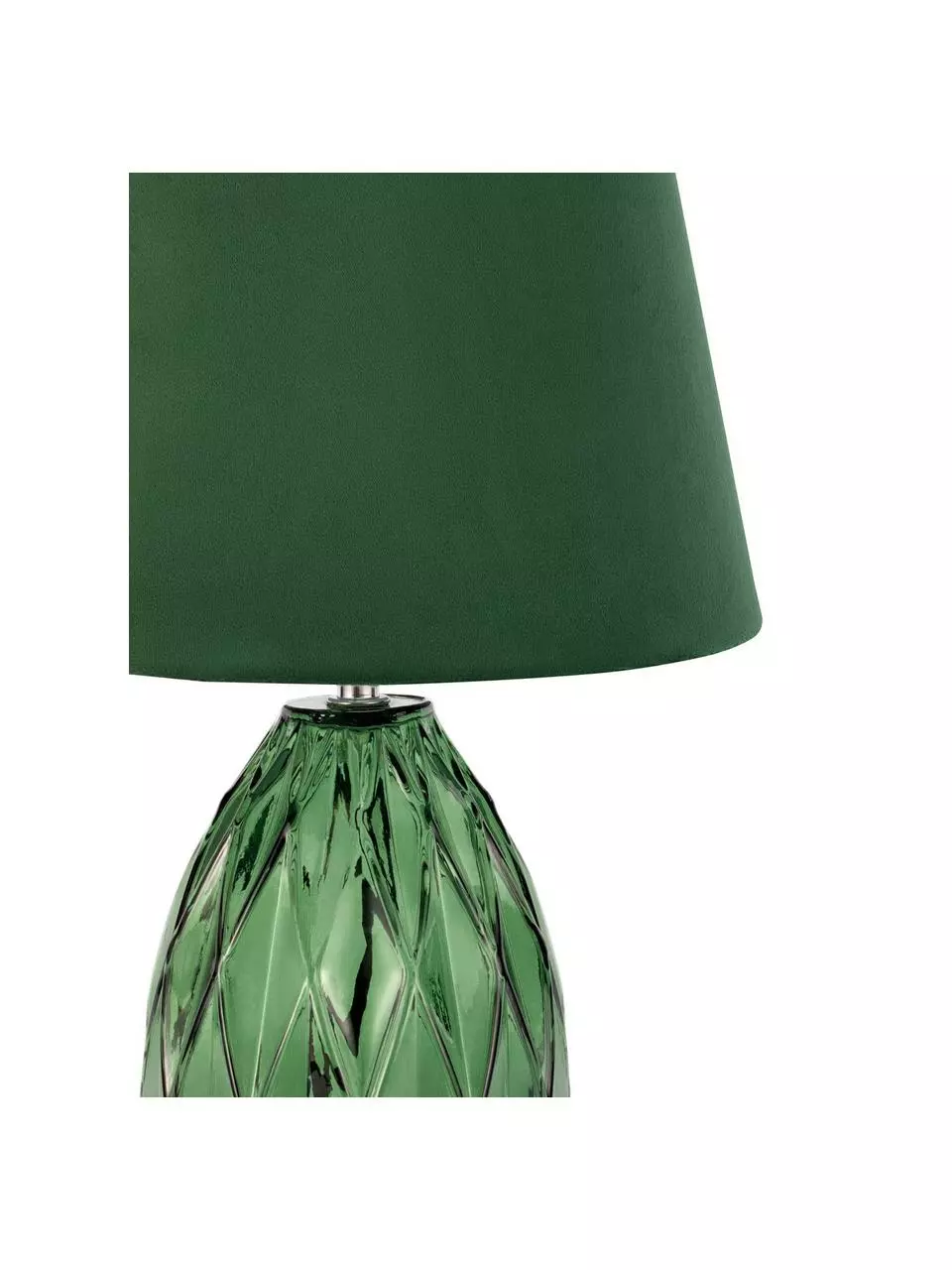 Pauleen Tischlampe Crystal Velvet mit Glasfuß, Ø 25 x H 41 cm 7 Pauleen Tischlampe Crystal Velvet mit Glasfuß, Ø 25 x H 41 cm – Bild 5