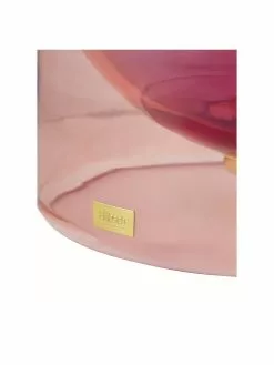 H&uuml;bsch Tischlampe Glondy aus farbigem Glas, Ø 27 x H 29 cm -Leuchten Verkaufsladen Tischlampe Glondy aus farbigem Glas 5