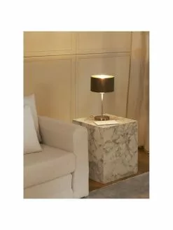 Tischlampe Jamie mit Gold-Dekor, Ø 23 x H 42 cm -Leuchten Verkaufsladen Tischlampe Jamie mit Gold Dekor 8