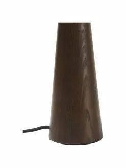 Westwing Collection Tischlampe Jascha aus dunklem Eschenholz, Ø 24 x H 43 cm -Leuchten Verkaufsladen Tischlampe Jascha aus dunklem Eschenholz 5