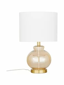 Tischlampe Natty mit Glasfuß, Ø 31 x H 48 cm