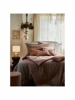 Tischlampe Natty mit Glasfuß, Ø 31 x H 48 cm 11 Tischlampe Natty mit Glasfuß, Ø 31 x H 48 cm -Leuchten Verkaufsladen Tischlampe Natty mit Glasfuss 15