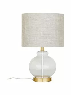 Tischlampe Natty mit Glasfuß, Ø 31 x H 48 cm