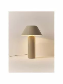 Westwing Collection Tischlampe Niko in Beige, Ø 35 x H 55 cm -Leuchten Verkaufsladen Tischlampe Niko in Beige 3
