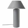 Westwing Collection Tischlampe Niko in Grau, Ø 35 x H 55 cm