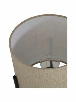 Westwing Collection Tischlampe Piper aus Leinen, Ø 22 x H 38 cm -Leuchten Verkaufsladen Tischlampe Piper aus Leinen 4