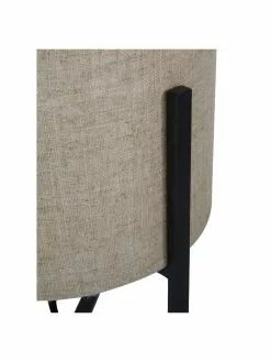 Westwing Collection Tischlampe Piper aus Leinen, Ø 22 x H 38 cm -Leuchten Verkaufsladen Tischlampe Piper aus Leinen 5