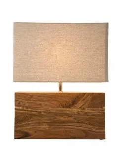 Kare Design Tischlampe Rectangular aus Akazienholz, B 33 x H 43 cm 11 Kare Design Tischlampe Rectangular aus Akazienholz, B 33 x H 43 cm -Leuchten Verkaufsladen Tischlampe Rectangular aus Akazienholz 3