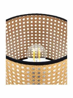 Westwing Collection Tischlampe Vienna aus Wiener Geflecht in Schwarz, Ø 25 x H 39 cm -Leuchten Verkaufsladen Tischlampe Vienna aus Wiener Geflecht in Schwarz 5