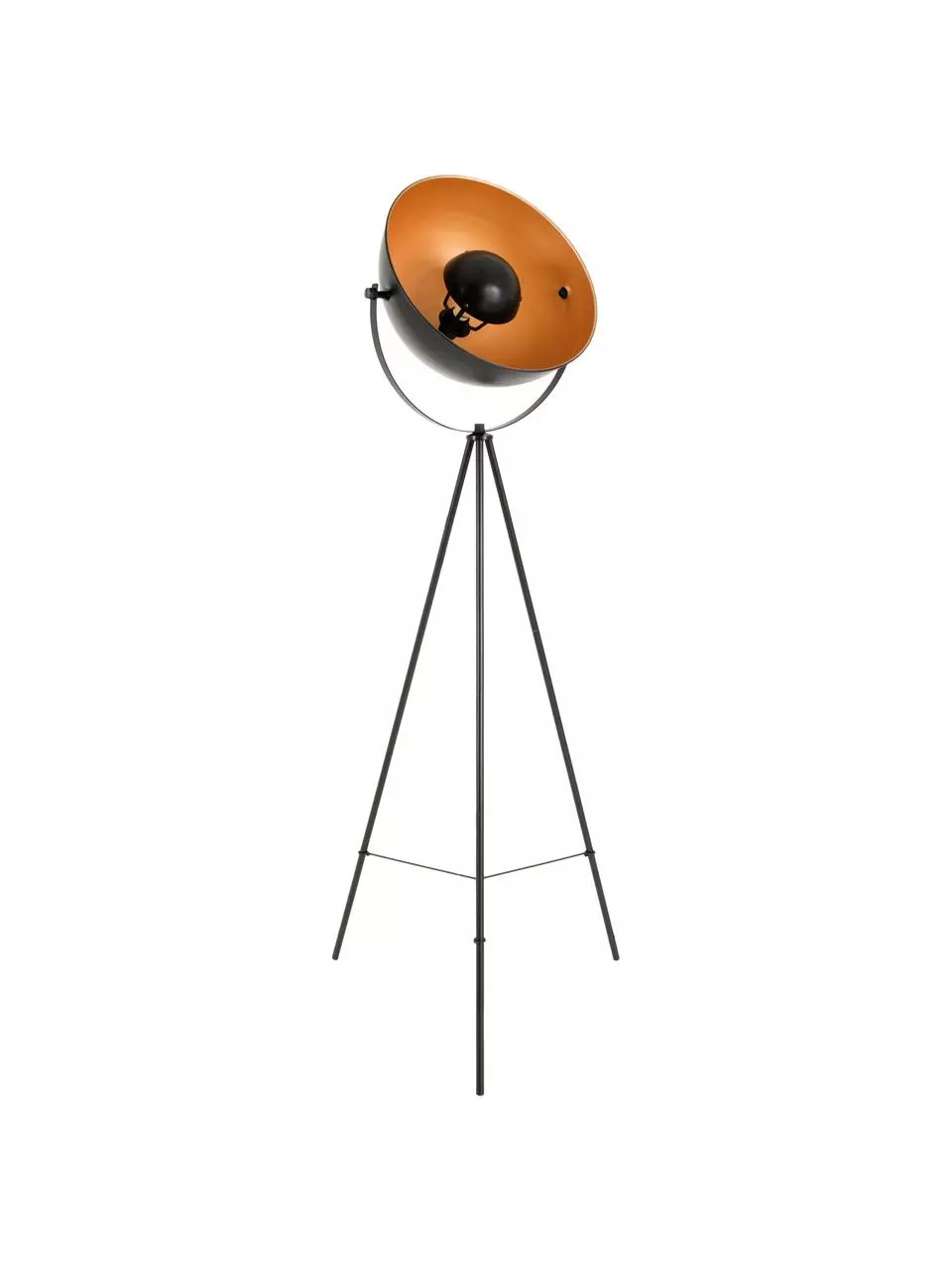 Tripod Stehlampe Bernice in Gold-Schwarz, Ø 40 x H 150 cm 3 Tripod Stehlampe Bernice in Gold-Schwarz, Ø 40 x H 150 cm