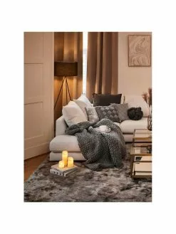 Westwing Collection Tripod Stehlampe Cella mit Stoffschirm, Ø 45 x H 147 cm -Leuchten Verkaufsladen Tripod Stehlampe Cella mit Stoffschirm 2