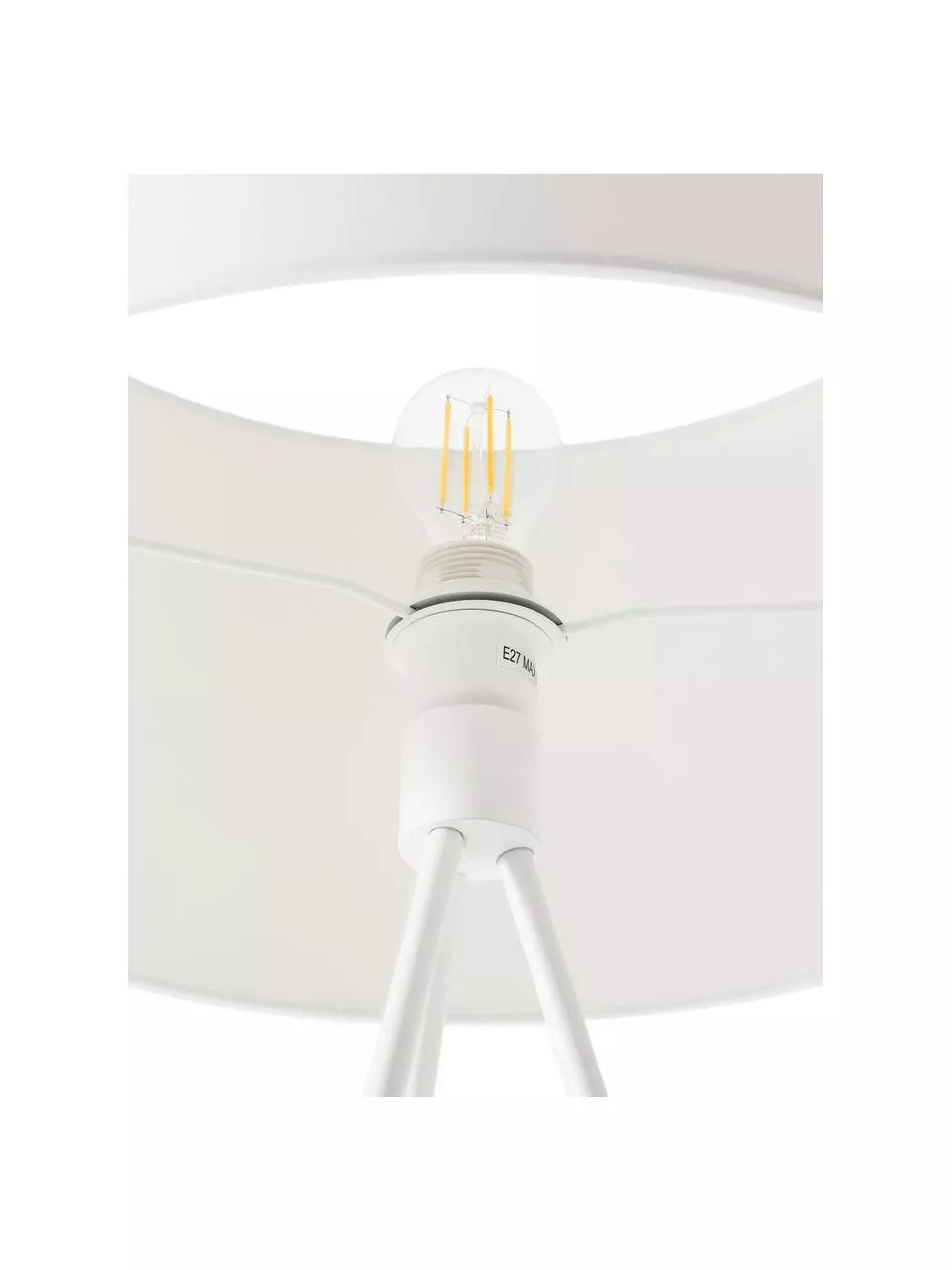 Westwing Collection Tripod Stehlampe Cella mit Stoffschirm, Ø 48 x H 158 cm 8 Westwing Collection Tripod Stehlampe Cella mit Stoffschirm, Ø 48 x H 158 cm – Bild 6