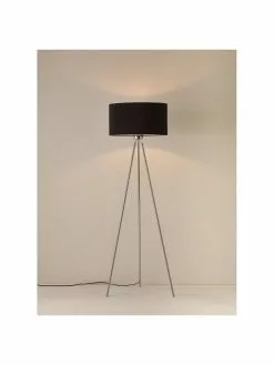 Westwing Collection Tripod Stehlampe Cella mit Stoffschirm, Ø 45 x H 147 cm -Leuchten Verkaufsladen Tripod Stehlampe Cella mit Stoffschirm 44