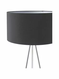 Westwing Collection Tripod Stehlampe Cella mit Stoffschirm, Ø 45 x H 147 cm -Leuchten Verkaufsladen Tripod Stehlampe Cella mit Stoffschirm 45