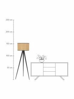 Westwing Collection Tripod Stehlampe Vienna aus Wiener Geflecht, ∅ 50 x H 154 cm -Leuchten Verkaufsladen Tripod Stehlampe Vienna aus Wiener Geflecht 3